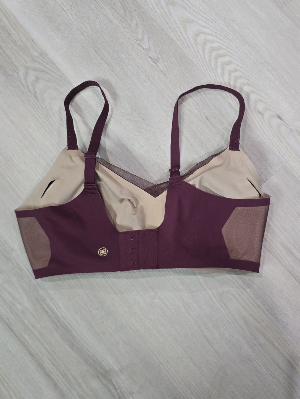 HoneyLove Crossover Wireless Seamless Support Comfort Bra Maroon Size L - Picture 2 of 4